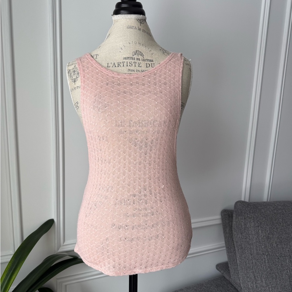 4/$20 🧡 Garage Pink Sleeveless Knit cover Top